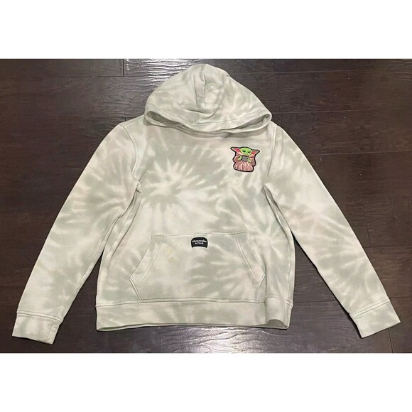 Abercrombie & Fitch Baby Yoda (Grogu) Pull Over Sweater/Hoodie. Kids Size 13/14 - Picture 1 of 5